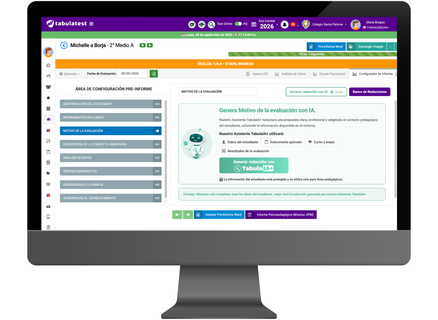 Banco de redacciones con inteligencia artificial